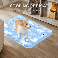 Tapis rafraîchissant pour animaux de compagnie en plastique de nouvelle génération, formule de gel rafraîchissant améliorée, doux comme du gelée, sûr et non toxique, pour chiens et chats, plusieurs tailles