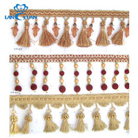 Accessoire de rideau, dentelle perlée, frange de rideau
