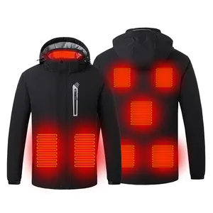 Personalizza 5v Winter Outdoor Sport Warm Coat 5v Usb Heated Jacket For Men