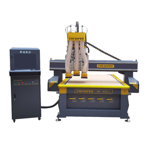 Industrial 3PCS Spindles Pneumatic ATC CNC Router Machine for MDF Acrylic Wooden Door Cabinet Engraving &amp; Cutting