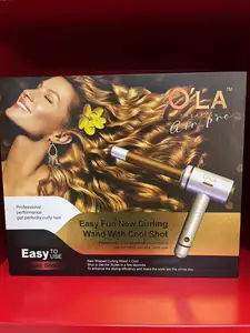 O'LA Hair Curler With Cool Shot Fast Styling Curling Wand With Cool Air Curling Iron