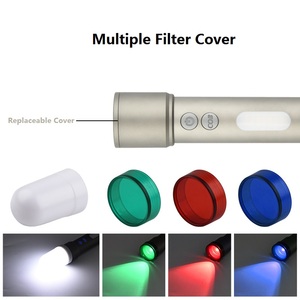 Novo Design Led Lanterna 1000 Lumens Branco Spotlight Tipo-c Recarregável Telescópica Portátil Zoomable Mini Lanternas - Product Image 4