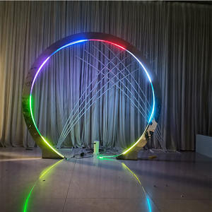 Nuevo soporte LED en forma de arco de Metal de FURUN LEDA Soporte de iluminación decorativa de fondo de escenario de boda - Product Image 3
