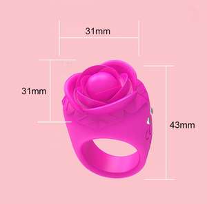 Rose Fingerring Vibratoren für Frauen Nippel G-Punkt Massage gerät Mini Saxy Toys Weiblicher Mastur bator Sexspielzeug Adult Clit Stimulator % - Product Image 5