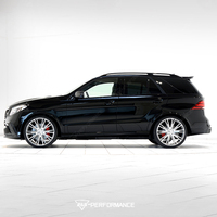 Pièces automobiles, style B, accessoires de voiture en fibre de carbone pour Mercedes Benz GLE SUV, lèvre avant modifiée, diffuseur arrière, kit carrosserie