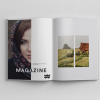 Kualitas tinggi percetakan Gloss Fashion pakaian hiburan majalah foto Album buku layanan cetak