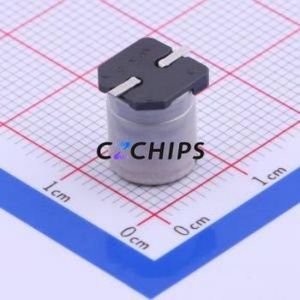 ตัวเก็บประจุอิเล็กโทรไลต์อะลูมิเนียมแบบ SMD รุ่น EEEHAV101UAP, ขนาด D8xL10.2 มม., 100uF, 20%, 35V, 120mA-120Hz - Product Image 2