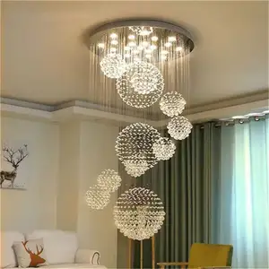 Modern Simplicity House Hold Light Luxury Fashion Personality Villa Hotel Metal Chandelier Parts