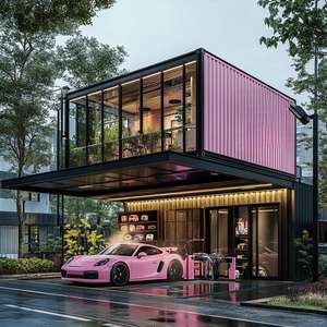 Bâtiments préfabriqués à faible coût, garages mobiles pour voitures, conteneurs, garages préfabriqués et kits de garages à vendre - Product Image 3