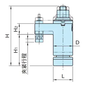 GXH Utilisé lors de la gestion de la force de serrage avec clé dynamométrique Type d'écrou hexagonal Fixation rapide rotative