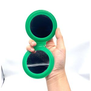 Miroir de poche miniature mignon en gros, porte-clés coloré et durable, personnalisable - Product Image 4