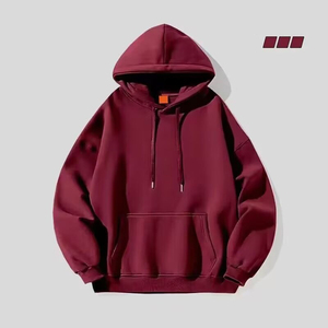 Sudadera con Capucha Personalizada OEM/ODM, Cálida, Casual, para Hombre, Cortavientos, Talla Grande, Cuello en V, Estilo Urbano, Otoñal, Vintage, con Logotipo, Estilo Preppy - Product Image 2