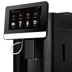 Cafetera eléctrica automática para uso comercial, máquina de café Espresso para 20 bebidas