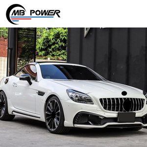 CLASSE <span class=keywords><strong>SLK</strong></span> style WD kit carrosserie digne CLASSE <span class=keywords><strong>SLK</strong></span> R172 pare-chocs avant pare-chocs arrière jupe latérale matériau frp 97-00Y - Product Image 4