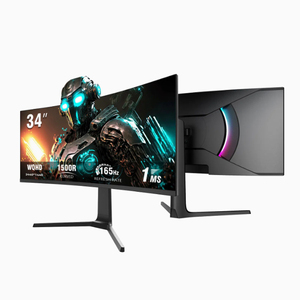 Office Home Use LCD Display 22 24 27 32Inch Computer LED Monitor 34 Inch Curved Monitor - Product Image 1