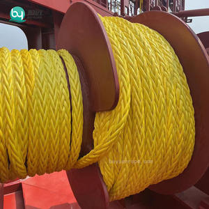 Tali pelembab Uhmwpe, tali kapal Hmpe ringan Anti UV 30mm 40mm untuk Derek - Product Image 3