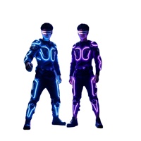 Costume LED Lumineux à Couleurs Changeantes pour Spectacles de Nuit, Scène, Bar, KTV, Uniforme de Personnel, Costume Lumineux pour Performance