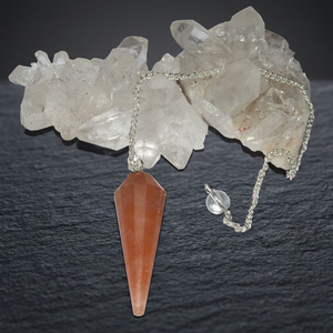 Pendules de guérison Feng Shui en agate à 12 facettes sculptées, pierres précieuses, pour l'amour et la guérison - Product Image 2