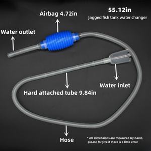 Siphon d'aquarium Siphon d'aquarium <span class=keywords><strong>Aspirateur</strong></span> de gravier Filtre à eau Nettoyeur semi-automatique Changeur d'eau Filtre à eau nettoyeur de gravier - Product Image 2