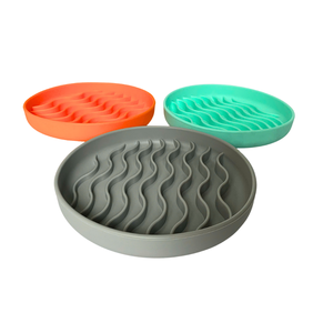 จานอาหารสัตว์เลี้ยงแบบหนา ป้องกันการลื่น ช่วยให้สัตว์เลี้ยงกินช้าลง - Product Image 1