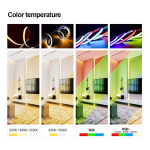 Tira de LED Pixel COB SPI 3000K+6500K, Luz Blanca Dual, Luz de Funcionamiento Digital para Iluminación Lineal Programable - Product Image 4
