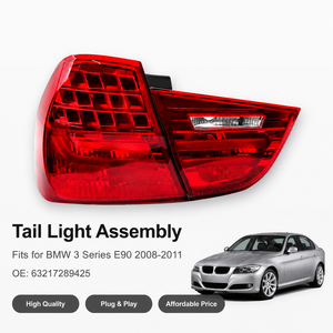 Conjunto de Luces Traseras LED de Fábrica, Enchufar y Usar, Ajuste Directo para Serie 3 E90 E91 Sedán <span class=keywords><strong>Touring</strong></span> OE 63216937458 63216937457 - Product Image 2