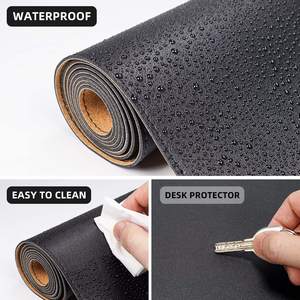 Grand tapis de souris de jeu en cuir personnalisé avec design couleur, étanche, résistant aux rayures, pour les jeux sur ordinateur et de bureau - Product Image 3