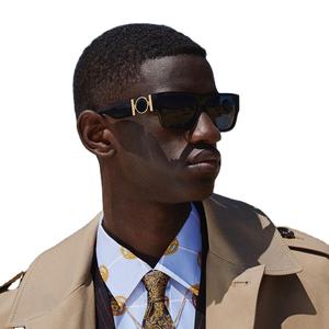 Gafas de Sol de Piloto de Lujo 2024, Nuevas, UV400, Azules, Montura Completa de Acetato, Logotipo Personalizado, Unisex, Moda - Product Image 1