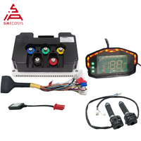 Kits de contrôleur de moteur Fardriver ND72450 48V-72V DC 450A 3000W-5000W avec écran LCD DKD et accélérateur