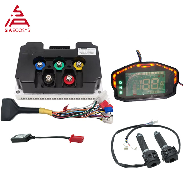 Fardriver ND72450 48V-72V DC 450A 3000W-5000W Motor Controller Kits with DKD LCD Display Throttle