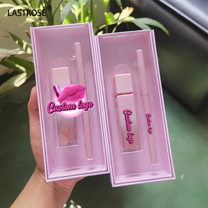 Kit Rossetto Liquido e Matita Labbra all'Ingrosso con Etichetta Privata, Tubetto <span class=keywords><strong>Rosa</strong></span>, Lipgloss Opaco, <span class=keywords><strong>Lucidalabbra</strong></span> Nude Fai da Te, Impermeabile e Lucido - Product Image 1