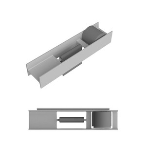 Antonio Lupi LMCombi moderna ripiano in plastica con ripiano in acciaio inox con asciugamano e porta carta igienica per uso domestico o alberghiero - Product Image 3