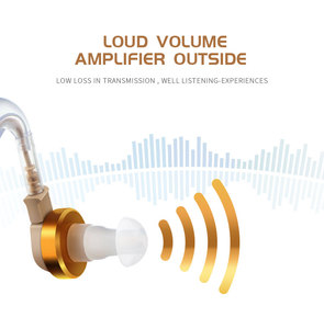 Jinghao เครื่องช่วยฟังระบบอนาล็อกแบบมืออาชีพเครื่องขยายเสียงเครื่องช่วยฟังพร้อมแบตเตอรี่ - Product Image 5