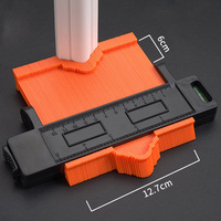 Outil de mesure de Contour Extra profond, duplicateur en plastique ABS, outil de jauge de profil de cadre circulaire avec niveau à bulle