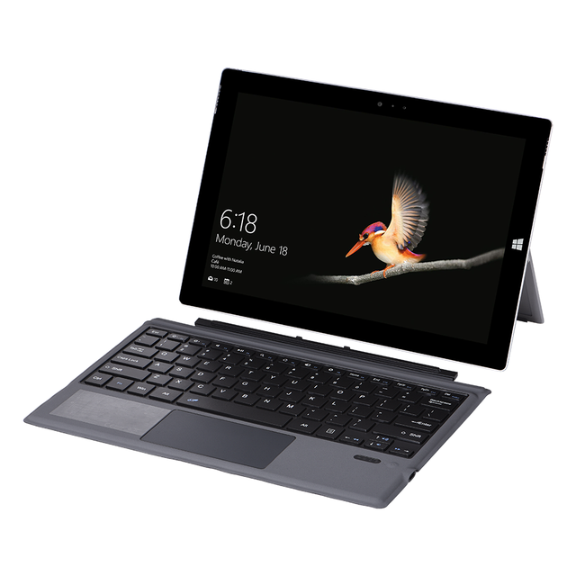 New OEM/ODM Keyboard Folio Case 12.3" Surface Pro 3/4/5/6/7 Wireless RGB Backlit USB-C Slim Ultra Thin Multi Keys Touchpad