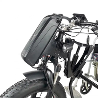 Kit de conversion de fauteuil roulant électrique avec attache pour vélo à main de 20 pouces 1200W
