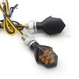E-mark Motorbike Scooter Direction Blinker E24 <strong>LED</strong> Indicator Amber Blinker Lamp Motorcycle Turn Signal Light - Product Image 3