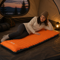 Matelas pneumatique gonflable pour le camping en plein air, tapis de couchage individuel résistant à l'humidité, pour tente, camping en voiture, voyage, randonnée