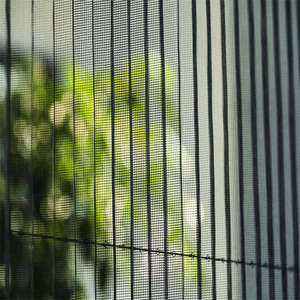 Moustiquaire plissée sans rail moderne, personnalisable, barrière en maille, porte et fenêtre rétractable sans obstacle pour la chambre à coucher, utilisation en extérieur - Product Image 3