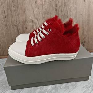 RO Nouvelles baskets basses rouges premium avec embout blanc, chaussures décontractées tendance - Product Image 2