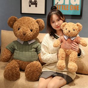 Oso de Peluche Personalizado con Bufanda y Suéter, Muñeco de Peluche Grande, Regalo para Niña - Product Image 4