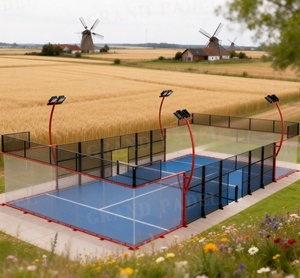 <span class=keywords><strong>Cancha</strong></span> de Pádel Panorámica de Diseño Nuevo 2026 en Diferentes Colores, Fabricante Profesional con Más de 11 Años de Experiencia - Product Image 3