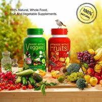 Private Label 2 Flessen 90 Capsules per fles Fruit & Groente Capsules Gemengde Fruit- en Groente-extract Dagelijkse Voedingssupplement Capsules