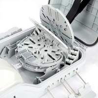 Boîtier de terminaison fibre optique FTTH compact et étanche à 16 ports, boîte de distribution de fibre optique extérieure pour l'utilisation dans les réseaux de télécommunications