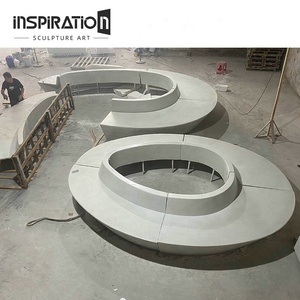 Cảm hứng GRC nhà sản xuất tùy chỉnh Thông tư kiến trúc bê tông đúc sẵn cây ghế Surround - Product Image 2