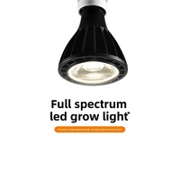 Lampu Tumbuh Tanaman LED Spektrum Penuh Tipe Lensa Aluminium 18W COB, Peningkat Pertumbuhan Bunga, Perangsang Alga Akuarium, IP44, 24 Sinar Cahaya