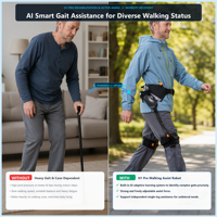 Exosquelette industriel passif : Système d'assistance à la force pour la taille et les bras, réduit la fatigue lombaire pour les travailleurs d'entrepôt et d'usine