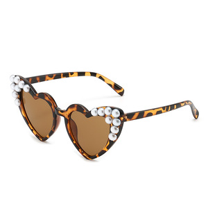 Fashion Heart Kids Sunglasses Children Retro Cute Pink Cartoon Sun <strong>Glasses</strong> <strong>Frame</strong> Girls Boys <strong>Baby</strong> Sunglasses UV400 Eyewear - Product Image 3