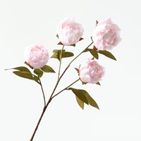 Bouquet de fleurs artificielles en soie blanches, vente en gros d'usine, idéal pour la décoration de mariage, de maison ou de bureau