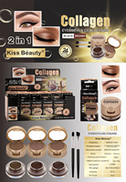 Gel pour sourcils au collagène Kiss Beauty, Eyeliner, Vente en gros d'usine, Marques privées personnalisables, Gel pour sourcils, Eyeliner